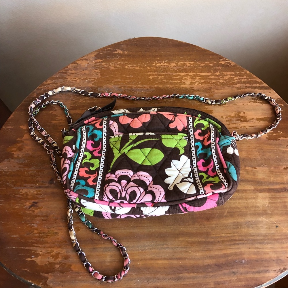 Vera Bradley Crossbody Bag with Chain Strap